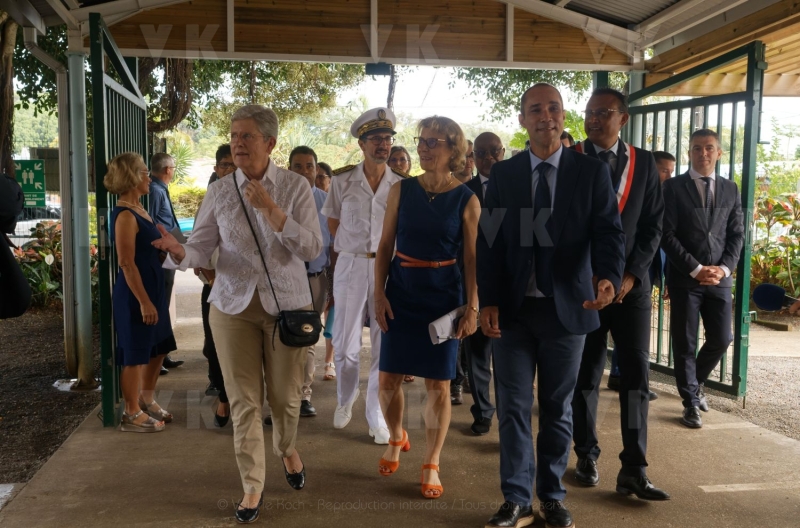 Deplacement Genevieve DARRIEUSSECQ a la Reunion