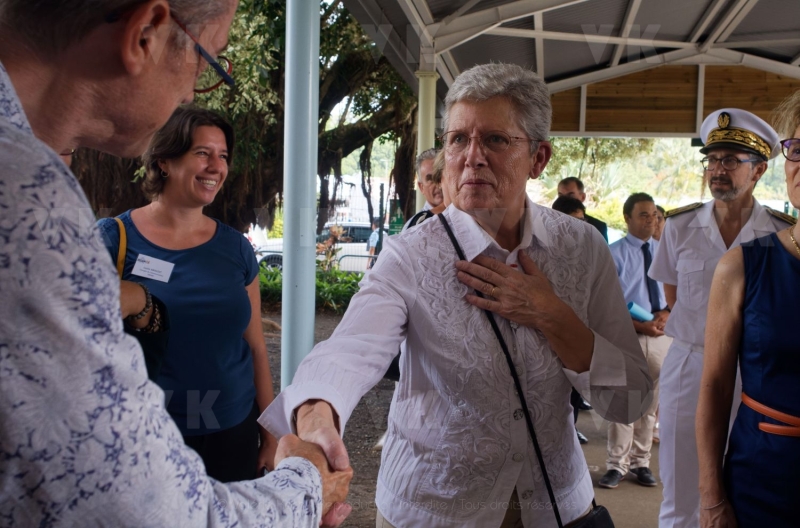 Deplacement Genevieve DARRIEUSSECQ a la Reunion