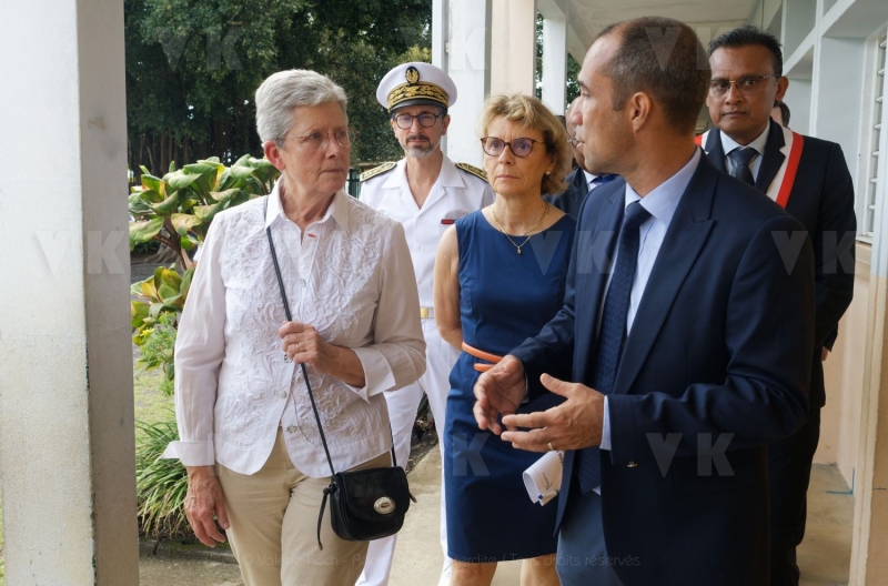 Deplacement Genevieve DARRIEUSSECQ a la Reunion