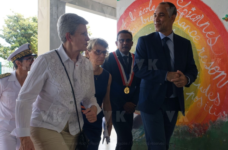 Deplacement Genevieve DARRIEUSSECQ a la Reunion
