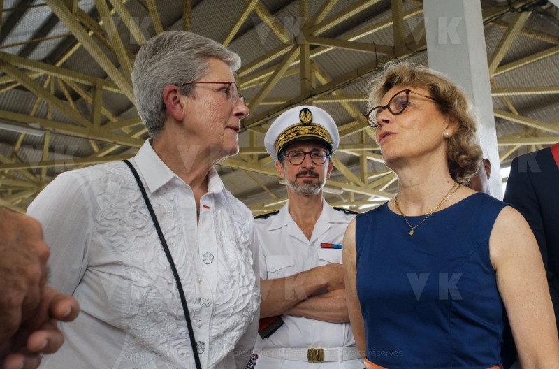 Deplacement Genevieve DARRIEUSSECQ a la Reunion