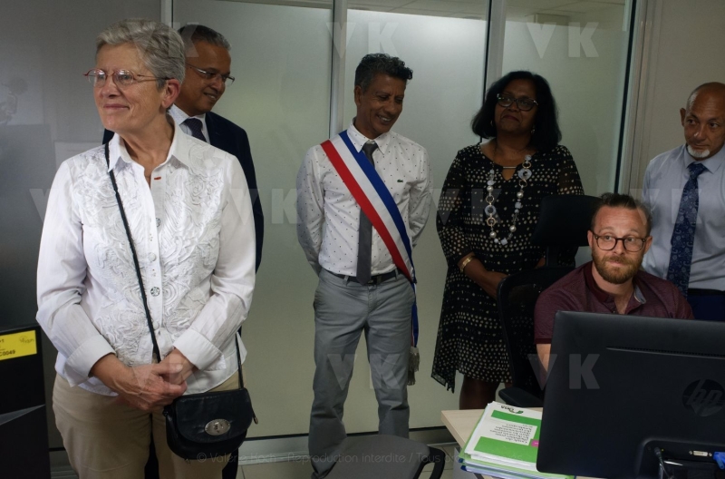 Deplacement Genevieve DARRIEUSSECQ a la Reunion