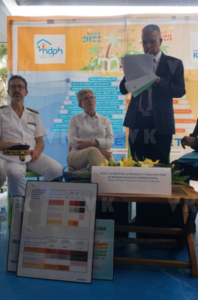 Deplacement Genevieve DARRIEUSSECQ a la Reunion