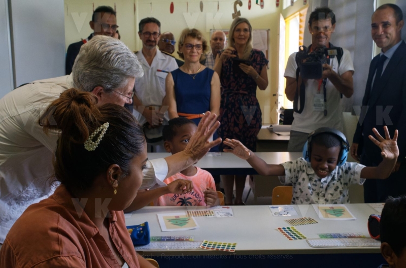 Deplacement Genevieve DARRIEUSSECQ a la Reunion