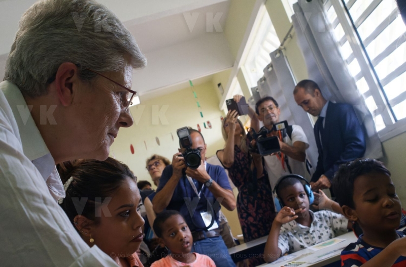 Deplacement Genevieve DARRIEUSSECQ a la Reunion