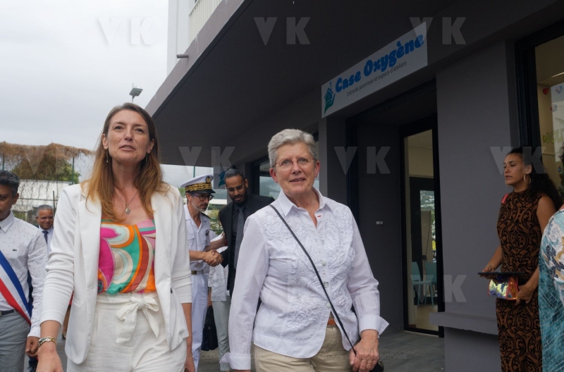 Deplacement Genevieve DARRIEUSSECQ a la Reunion