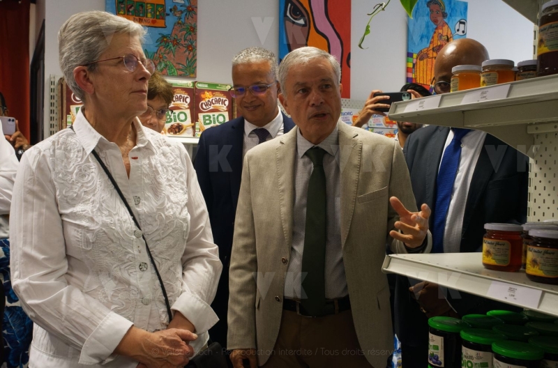 Deplacement Genevieve DARRIEUSSECQ a la Reunion