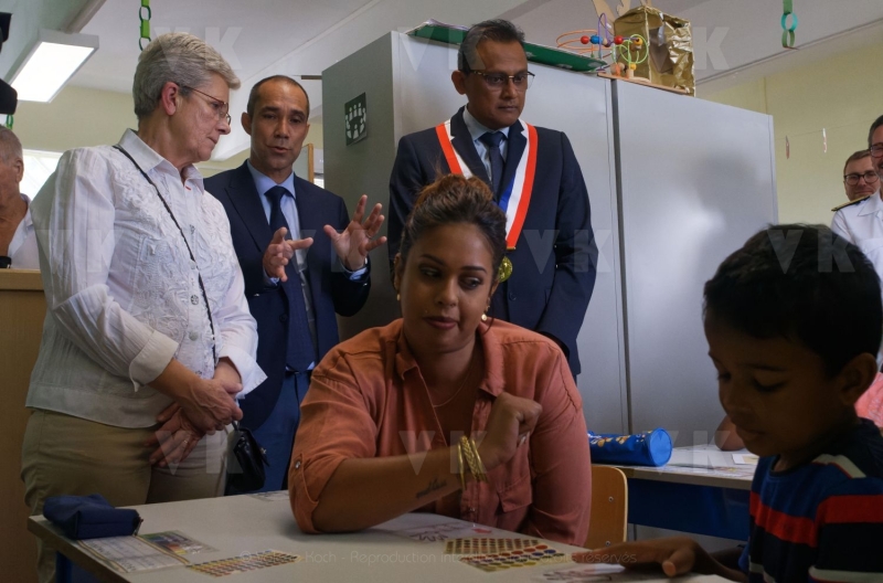 Deplacement Genevieve DARRIEUSSECQ a la Reunion
