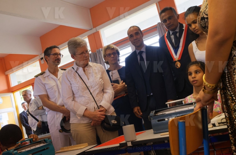 Deplacement Genevieve DARRIEUSSECQ a la Reunion