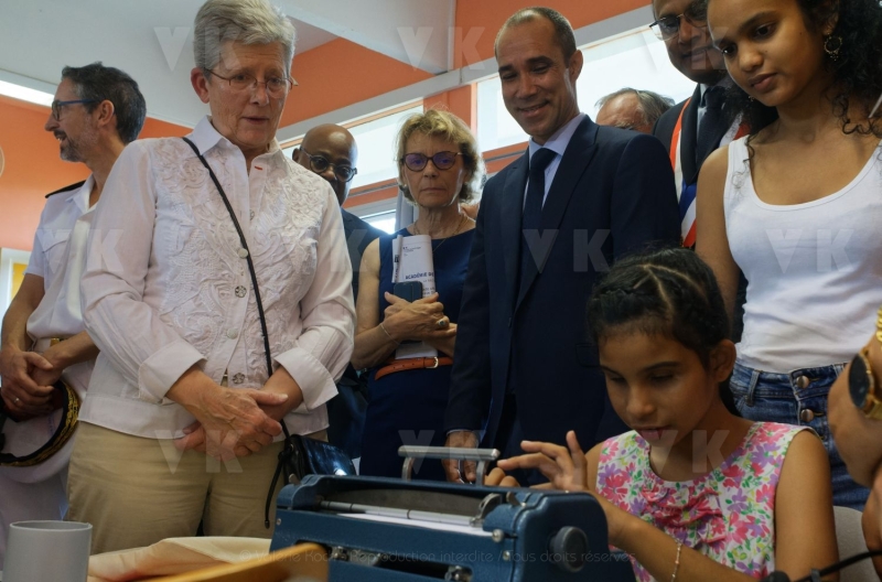 Deplacement Genevieve DARRIEUSSECQ a la Reunion