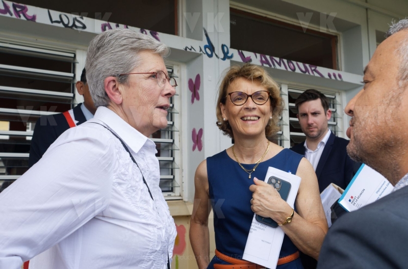 Deplacement Genevieve DARRIEUSSECQ a la Reunion