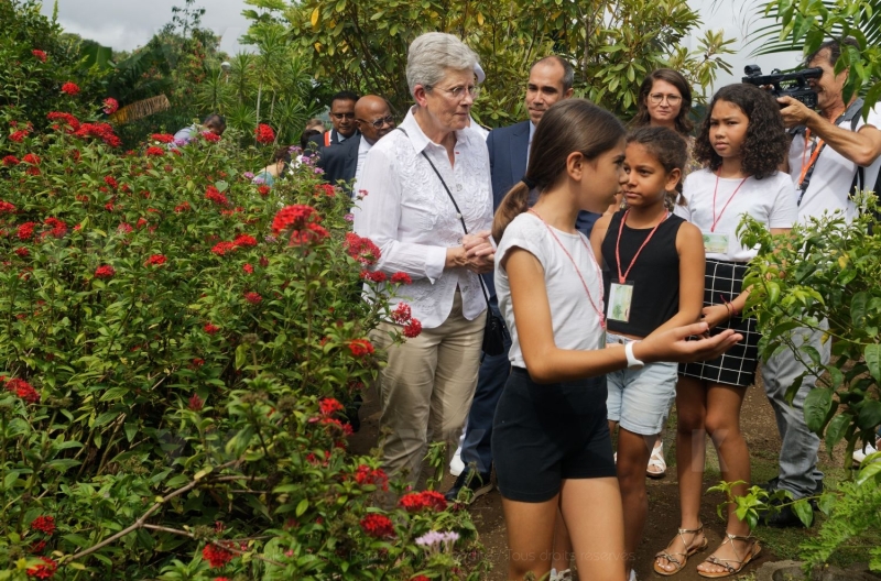 Deplacement Genevieve DARRIEUSSECQ a la Reunion