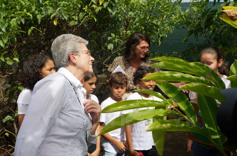 Deplacement Genevieve DARRIEUSSECQ a la Reunion