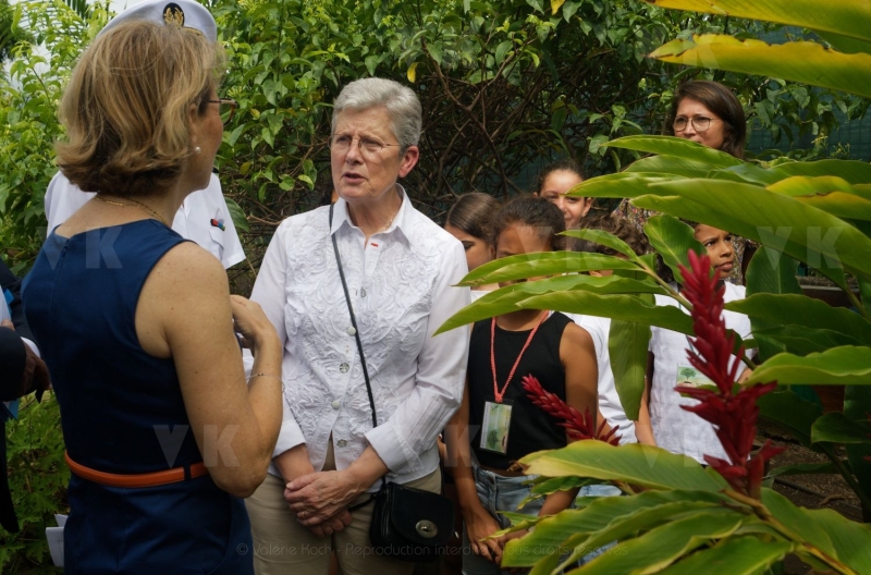 Deplacement Genevieve DARRIEUSSECQ a la Reunion