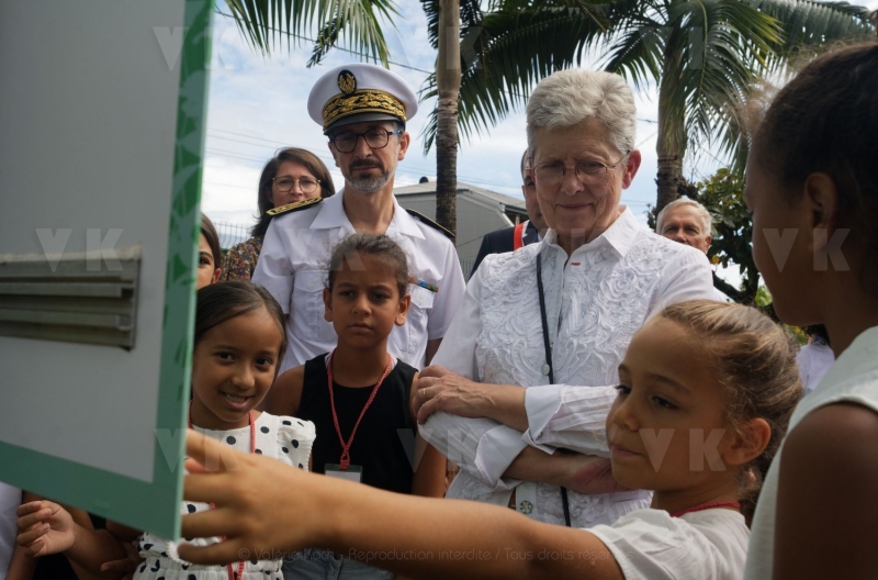 Deplacement Genevieve DARRIEUSSECQ a la Reunion