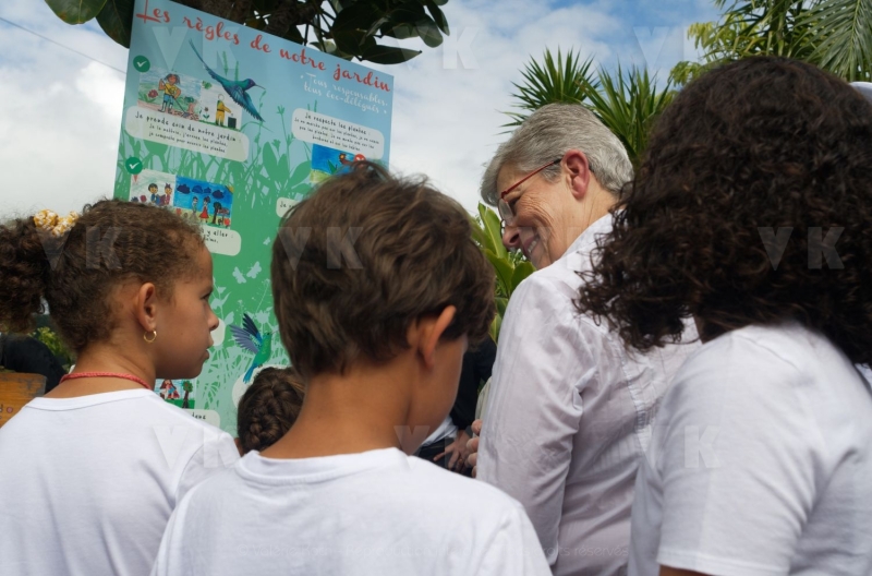 Deplacement Genevieve DARRIEUSSECQ a la Reunion