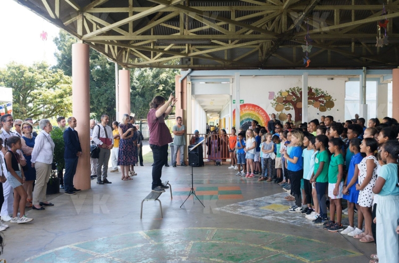 Deplacement Genevieve DARRIEUSSECQ a la Reunion
