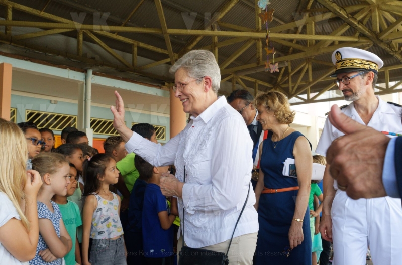 Deplacement Genevieve DARRIEUSSECQ a la Reunion