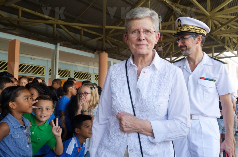 Deplacement Genevieve DARRIEUSSECQ a la Reunion