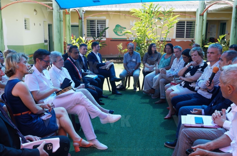Deplacement Genevieve DARRIEUSSECQ a la Reunion