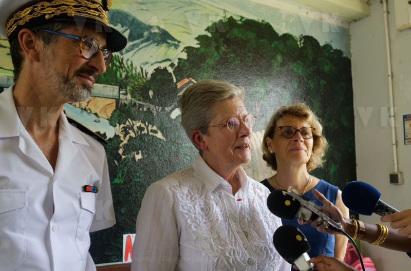 Deplacement Genevieve DARRIEUSSECQ a la Reunion