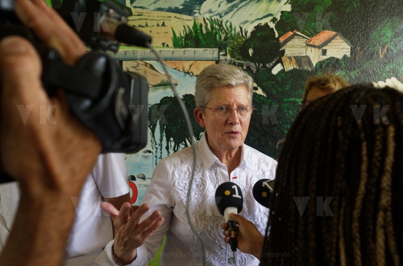 Deplacement Genevieve DARRIEUSSECQ a la Reunion