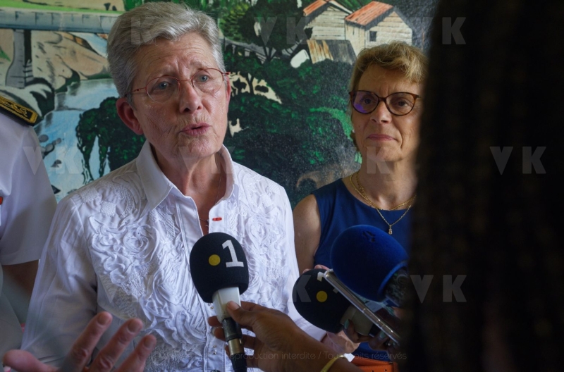 Deplacement Genevieve DARRIEUSSECQ a la Reunion