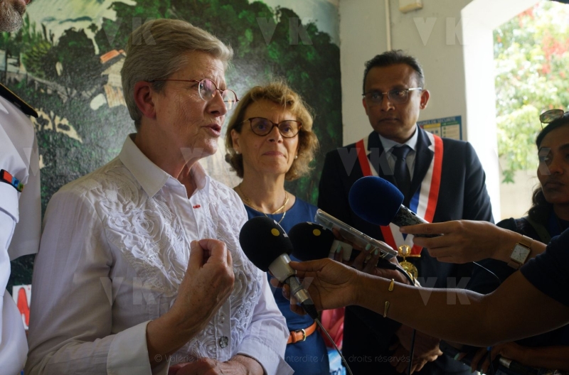 Deplacement Genevieve DARRIEUSSECQ a la Reunion