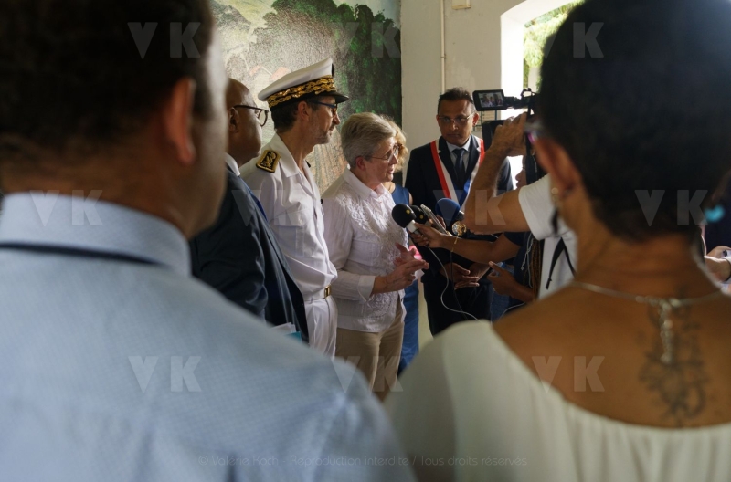 Deplacement Genevieve DARRIEUSSECQ a la Reunion