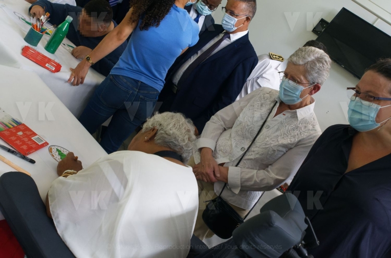 Deplacement Genevieve DARRIEUSSECQ a la Reunion