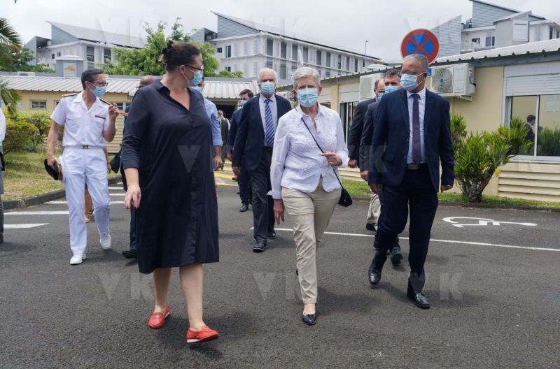 Deplacement Genevieve DARRIEUSSECQ a la Reunion