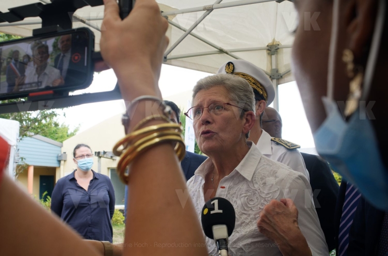 Deplacement Genevieve DARRIEUSSECQ a la Reunion