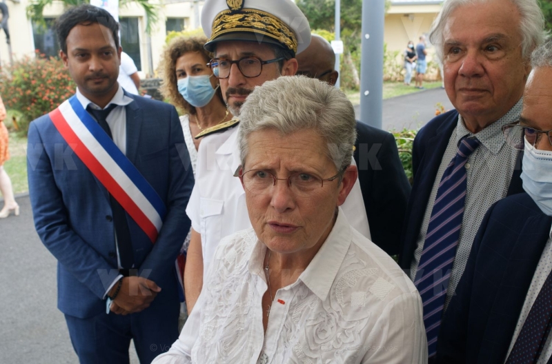 Deplacement Genevieve DARRIEUSSECQ a la Reunion