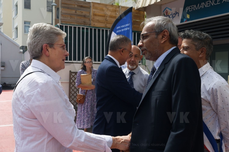 Deplacement Genevieve DARRIEUSSECQ a la Reunion