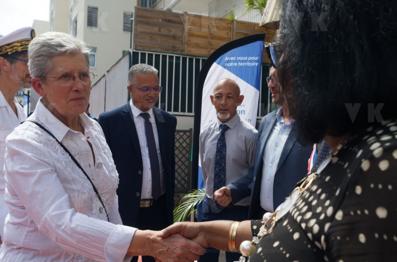 Deplacement Genevieve DARRIEUSSECQ a la Reunion