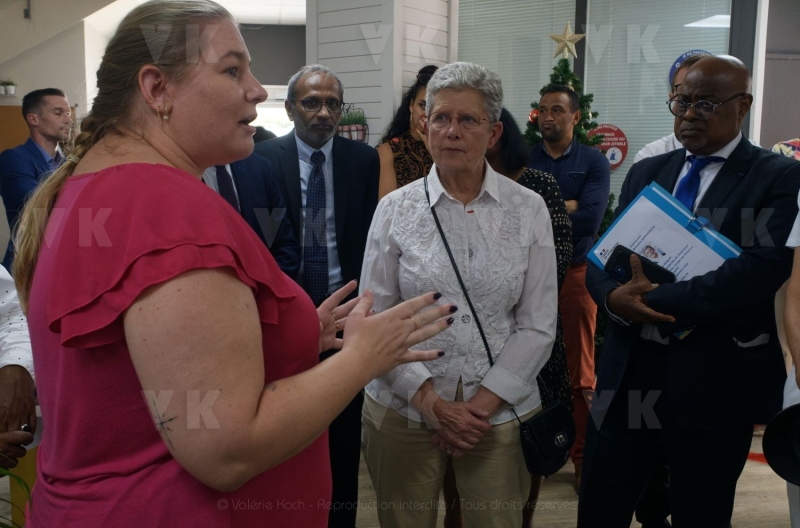 Deplacement Genevieve DARRIEUSSECQ a la Reunion