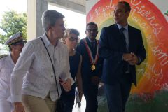 Deplacement Genevieve DARRIEUSSECQ a la Reunion