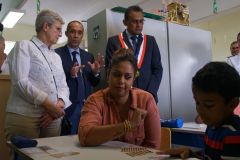 Deplacement Genevieve DARRIEUSSECQ a la Reunion