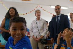 Deplacement Genevieve DARRIEUSSECQ a la Reunion