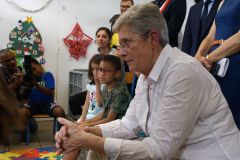 Deplacement Genevieve DARRIEUSSECQ a la Reunion