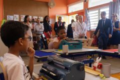 Deplacement Genevieve DARRIEUSSECQ a la Reunion