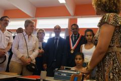 Deplacement Genevieve DARRIEUSSECQ a la Reunion