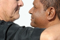 Lors de sa visite dans la commune du Port, Jean-Luc Melenchon est alle se recueillir devant le caveau familial de la famille Verges, avec Pierre Verges (fils de Paul Verges, maire, députe, president de Region, senateur, et chef de file du Parti Communiste  Reunionnais, decede en novembre 2016). Pour cet hommage, il etait accompagne des deputes Mathilde Panot, Daniele Obono et Jean-Hugues Ratenon (FI La Reunion). During his visit in the city of Le Port, Jean-Luc Melenchon has gone to recollect in front of the Verges family vault, with Pierre Verges (son of Paul Verges, mayor, deputy, president of Region, senator, of the Reunion's Communist Party, died in November 2016). For this tribute, he was accompanied by Mathilde Panot, Daniele Obono and Jean-Hugues Ratenon (FI La Reunion).