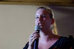 Jean-Luc Melenchon, chef de file de la France Insoumise, accompagne par les deputes Mathilde Panot et Daniele Obono, a tenu une reunion publique au restaurant La Cocoteraie a Saint-Andre, devant plus de 500 personnes et en presence des deputes reunionnais Jean-Hugues Ratenon et Younous Omarjee. Jean-Luc Melenchon, leader of France Insoumise, accompanied by the deputies Mathilde Panot and Daniele Obono, held a public meeting at the restaurant La Cocoteraie in Saint-Andre, in front of more than 500 people and with the deputies Jean- Hugues Ratenon and Younous Omarjee from La Reunion.