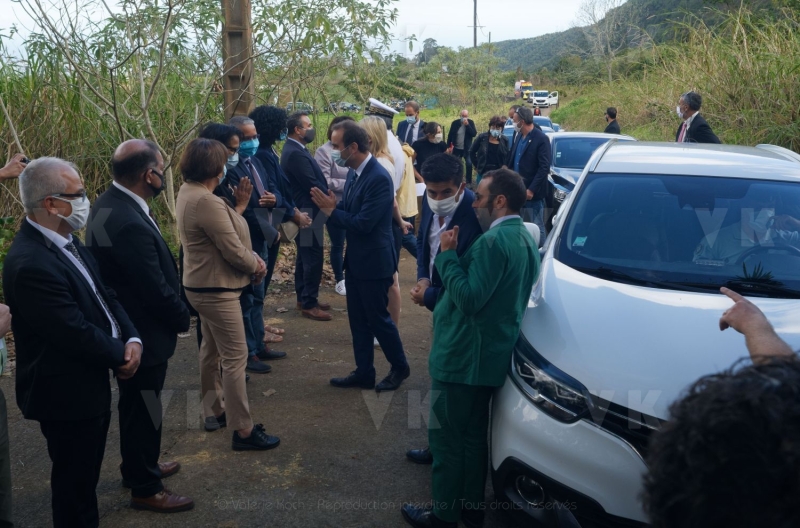 La biodiversite de La Reunion au programme de Sebastien Lecornu et Berangere Abba. The biodiversity of La Reunion on the program of Sebastien Lecornu and Berangere Abba