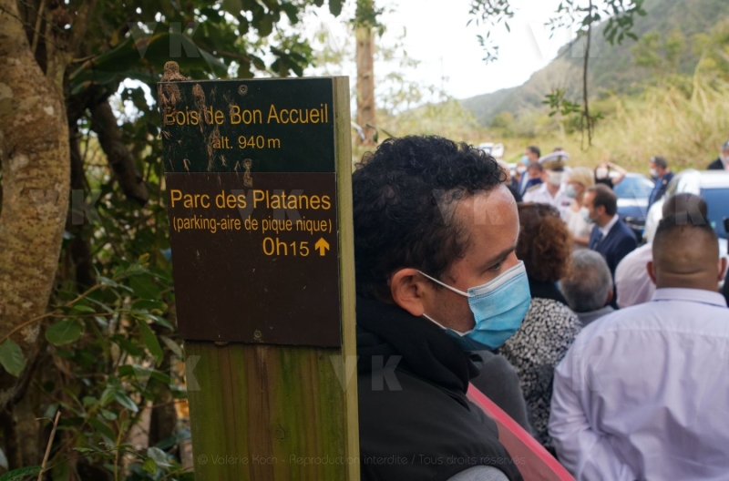 La biodiversite de La Reunion au programme de Sebastien Lecornu et Berangere Abba. The biodiversity of La Reunion on the program of Sebastien Lecornu and Berangere Abba