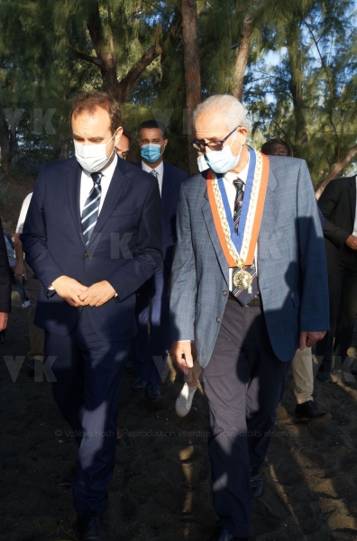 La biodiversite de La Reunion au programme de Sebastien Lecornu et Berangere Abba. The biodiversity of La Reunion on the program of Sebastien Lecornu and Berangere Abba