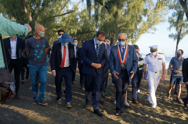 La biodiversite de La Reunion au programme de Sebastien Lecornu et Berangere Abba. The biodiversity of La Reunion on the program of Sebastien Lecornu and Berangere Abba