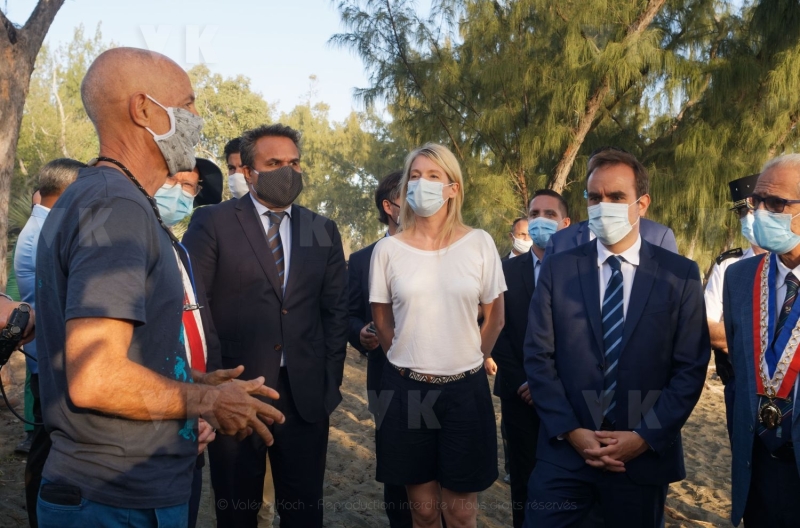 La biodiversite de La Reunion au programme de Sebastien Lecornu et Berangere Abba. The biodiversity of La Reunion on the program of Sebastien Lecornu and Berangere Abba