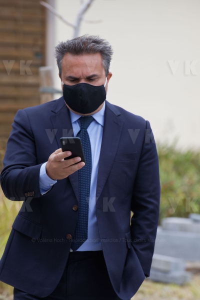 Rentre scolaire a La Reunion pour le ministre de l'Outremer Sebastien Lecornu - Back to school in La Reunion for French overseas minister Sebastien Lecornu